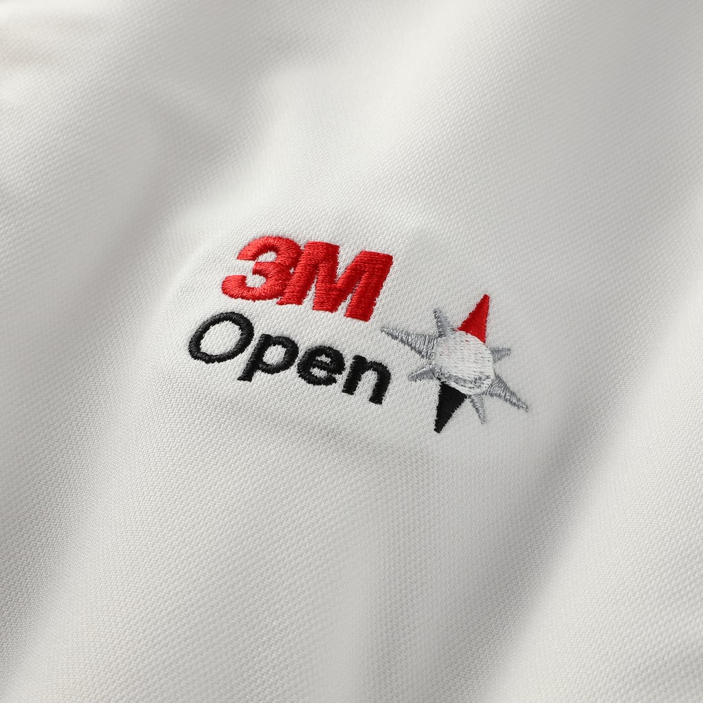  3M Open Nike Performance Victory Solid Polo - White